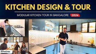 Kitchen: Modular Kitchen Tour with Kitchen Tips in Bangalore I #houmeindia #interiordesign