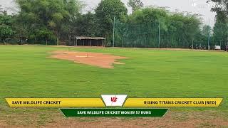 Live Cricket Match | Save Wildlife Cricket vs Rising Titans Cricket Club (Red) | 24-May-24 08:27 AM