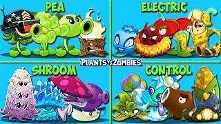 Random 6 Team 4 Plants Battlez - Who Will Win? - Pvz 2 Plant vs Plant