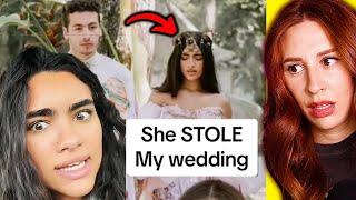 pull up a seat for this tiktok wedding drama - REACTION