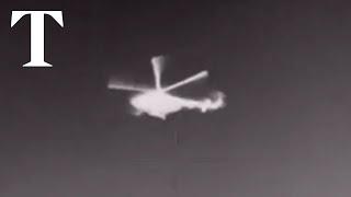 Ukrainian naval drone destroys Russian helicopter