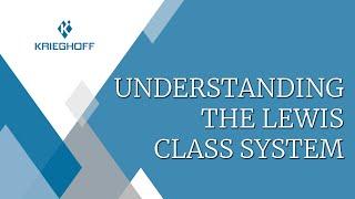 Understanding the Lewis Class System - Group Divides