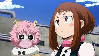 MY HERO ACADEMIA SEASON 5 (DUB) | MINA ASHIDO, URARAKA WORRIED ABOUT FIGHT