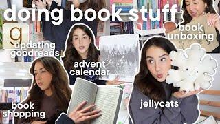 doing book stuff️ book shopping, book unboxing, storygraph, jellycat shopping