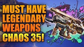 10 Must Have Legendary Weapons at Chaos Level 35!  // Tiny Tina's Wonderlands