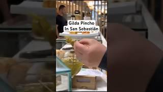 Taste A Bite of San Sebastián. Try a Gilda Pincho. 