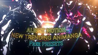 TOP 5 Trending AniManga Edits Presets | Alight Motion Free presets