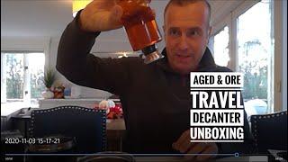 Aged and Ore Travel Decanter Unboxing