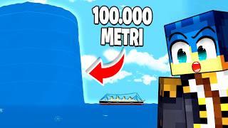 TSUNAMI di 100.000 METRI vs TITANIC! - Floating Sandbox