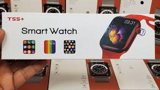 T55+ Smartwatch | T55plus Smartwatch | New T55 plus Smartwatch | T55plus Smart watch