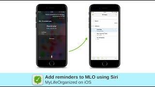 Add reminders to MLO using Siri