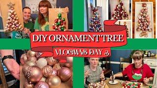 DIY Ornament Tree - Vlogmas Day 3