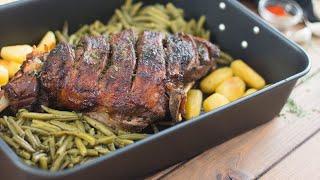 Gigot d'agneau au four aux saveurs marocaines !