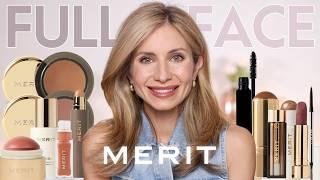 Full Face MERIT BEAUTY! Fresh, Fall Makeup over 40!