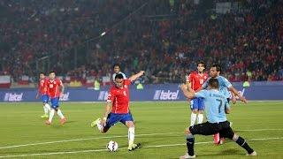 Chile 1 - 0 Uruguay - Gol de Mauricio Isla