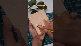 Textured Art with tissue paper️|Tissue Paper art|#diy #art #craft #shorts #tissue #viralvideo