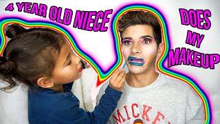 MY 4 YEAR OLD NIECE DOES MY MAKEUP! | KEVIN RUPARD