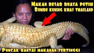 DEDE INOEN HABISKAN BUAYA GULING BUMBU KUNING KHAS THAILAND