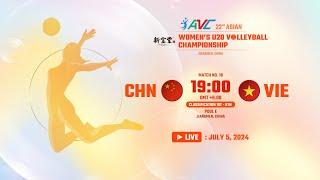 [ LIVE ]  CHINA VS VIETNAM : 22nd Asian Women's U20 Volleyball Championship