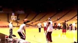 Lebron james hits 5 full-court shots in a row