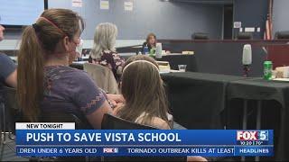 Push To Save Vista School