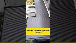 The cost is even cheaper than that of glass.#metalroof #roofingmaterial #roofing#aluminumroof#awning