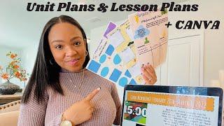 Lesson Plan With Me + Canva || High School English Teacher