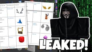 All Items Got Leaked! | 2024 Roblox Black Friday Sale