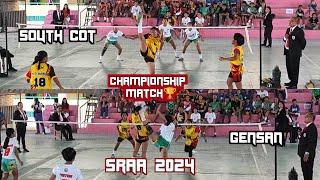 Takraw Girls - Championship Match ( South Cot VS Gensan ) SRAA MEET 2024