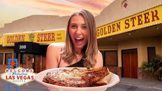 Trying Elvis & Sinatra’s Favorite Steakhouse in Las Vegas | Golden Steer