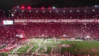 Alabama Football’s new LED lights & team entrance are AMAZING!