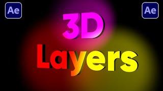 How to create 3D layers - after effects tutorial