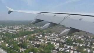 Air France AF006 01MAY10 A380 F-HPJA CDG-JFK landing