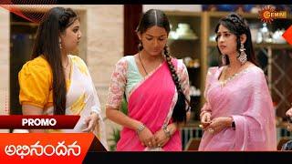 Abhinandana- Promo | 06 Dec 2024  | Telugu Serial | Gemini TV