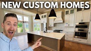 Huge COLUMBUS OHIO Custom Homes For Sale in Wealthiest Columbus Suburb