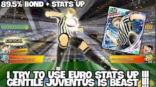 [REVIEW] GENTILE JUVENTUS WITH EURO STATS UP IS THE REAL BEAST !!! || CAPTAIN TSUBASA DREAM TEAM