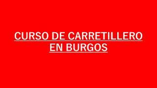 Curso de carretillero en Burgos - Carnet de carretillero en Burgos