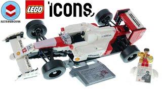 LEGO Icons 2024 – McLaren MP4/4 & Ayrton Senna – LEGO 10330 Speed Build Review