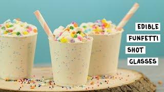 Edible Funfetti Shot Glasses