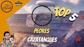 WoT Blitz en Español | Top 5 | Peores Cazatanques