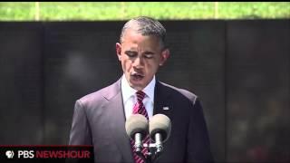 Watch President Obama's Speech at the Vietnam War Memorial