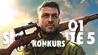 Sniper Elite 5 PL #1 - Nowa gra wojenna i konkurs (4K Gameplay PL)