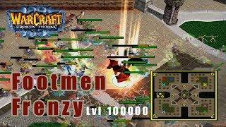 Warcraft 3: Footman Frenzy Lvl 10000 AI Ultimate Full Gameplay Walkthough [Guild] | Mad Tigerrr