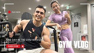 چالش تمرین باشگاه دونفره در یه روز تعطیل در ژاپن! | زوج ایرانی ژاپنی #ولاگ  Gym Vlog in Osaka