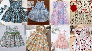 Cotton frocks design for baby girl ||Summer baby frock designs ||Baby dresses 2023