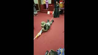 Jamaican Soldier Pastor in Army Cloths Shoots up Church with People