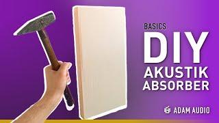 DIY Akustik-Absorber – wie du sie selber bauen kannst!