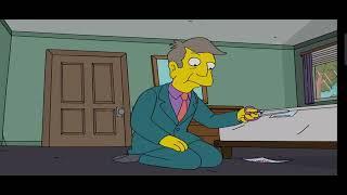 The Simpsons | Nelson kicks Principal Skinner in the face