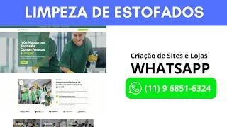 TEMPLATE ELEMENTOR LIMPEZA DE ESTOFADOS - CRIAÇÃO DE SITES EMPRESA DE LIMPEZA