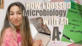 How I Passed Microbiology With An A: Pre-Nursing | Sukaina Attar